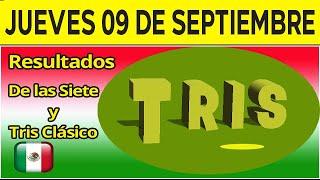 Sorteo Tris de las Siete y Tris Clásico del Jueves 9 de Septiembre del 2021  