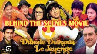 DILWALE DULHANIA LE JAYENGE KE BEHIND THE SCENES #sharukhkhan #kajoldevgan