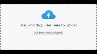 Drag and drop upload file in html with JavaScript, CSS, Tailwindcss and php.