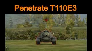 Пробитие, Jg.  Pz.  E 100 по T110E3. Пробитие ПТ. penetrate wot.