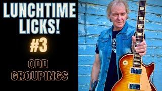 Jeff Marshall's LUNCHTIME LICKS #3 - Odd Groupings - Guitar Lesson