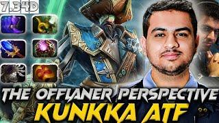 7.34D Patch ATF - Kunkka The Offlaner Persepective : Full Gameplay Dota 2 #dota2