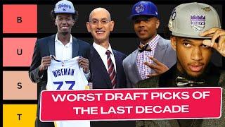 The Worst NBA Draft Picks of the Last Decade Draft