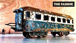 1945s Railway car - JEP - abandoned model train - restoration