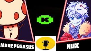 Nux and Morepegasus has a mini podcast live on stream!!!