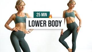 DAY 3 Back to Basics - 25 MIN LEAN LEGS Lower Body Workout - No Equipment - Beginner Friendly