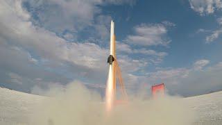 Dramatic Rocket Launch Over Utah Salt Flats - LDRS 39