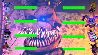 [SFM FNaF] Corrupted vs Twisted WITH Healthbars