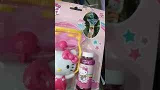 MOST CUTEST POWERFUL HELLO KITTY Bubble Fan #shorts #asmr #tiktok #satisfying #viral #cute #trend