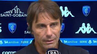 Antonio Conte intervista post-partita Empoli-Napoli (0-1) "Stiamo costruendo una base solida"