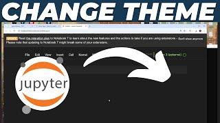 How to Change and Enable Dark Theme in Jupyter Notebook Tutorial