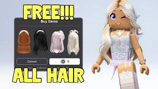 GET ANY HAIR ON ROBLOX FOR FREE Hurry!