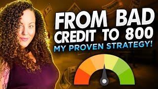 400 to 800 Credit Score - My Proven Best Credit Strategy (2025) #800creditscore