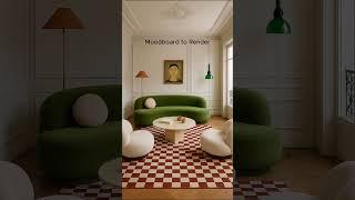 Still can’t believe how goodChatGPT is Space + moodboard = render ! #aiforinteriordesigners