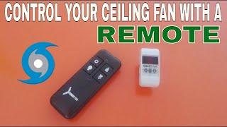 How To Control Your Fan With A Remote | Digital Smart Fan Dimmer | Remote control Fan dimmer