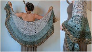 Step-by-Step: How to Start Crocheting the Lovely, Easy, Beginner Friendly Lune Shawl!