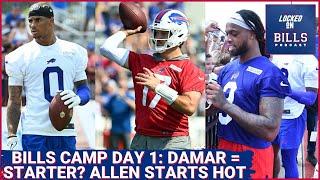 Buffalo Bills Training Camp Day 1: Damar Hamlin = starter? Josh Allen to Dalton Kincaid starts hot