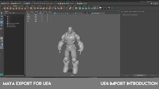 Maya Export For UE4