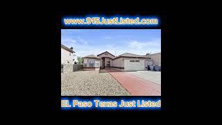 EL Paso Texas Just Listed March 3,2025 visit us at www.915JustListed.com or @JR915Homes