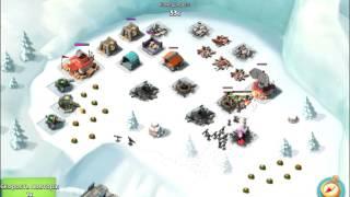 Бум Бич. Boom Beach. Крошим прикрытие, потом ракетницы...