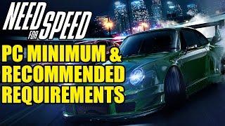 Need For Speed | PC Minimum & Recommended Requirements Revealed