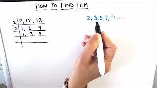 How to find the LCM of Two and Three Number / LCM  by prime factorization  / (2 12 18 ) / (75 , 135)