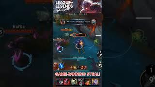 HOW TO STEAL ELDER DRAGON WITH RED KAYN!! #wildrift #leagueoflegends #shorts