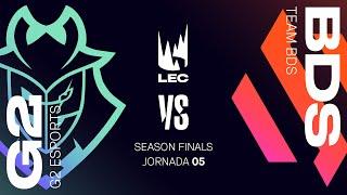 G2 ESPORTS VS TEAM BDS - MAPA 1 - SEASON FINALS - JORNADA 5 - LEC - VERANO 2024 - LEAGUE OF LEGENDS