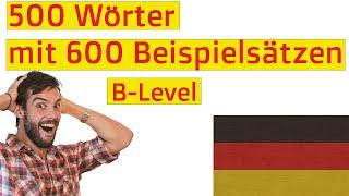 B-Level-Wortschatz - mit Beispielsätzen