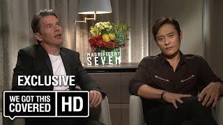 Exclusive Interview: Ethan Hawke and Byung-hun Lee Talk The Magnificent Seven [HD]