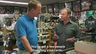 Peyton Manning finds out how much his rookie cards are worth | King of Collectibles:The Goldin Touch