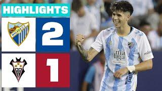 MÁLAGA CF 2 - 1 ALBACETE BP | HIGHLIGHTS LALIGA HYPERMOTION