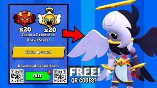 FREE! x20 ANGEL & DEMONIC DROPS!  QR CODE BRAWL STAR 2024 | BRAWL STARS NEW UPDATE