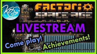 Factorio Space Age DLC  MP Server - New Run, 40 Hour Achievement!! Day 1 @factorio #factorio