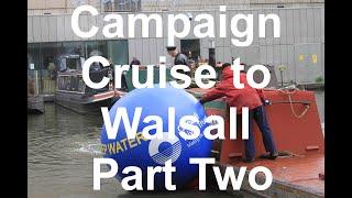 BCNS Campaign Cruise along the Walsall Canal