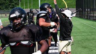 Watch: Sights and sounds from Ferrum College's football practice