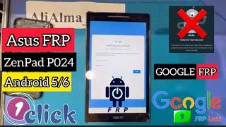 Asus ZenPad P024 Frp/Google Account Bypass Android 6.0.1