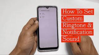 How to set custom ringtone and notification sound on Samsung Galaxy A14 5G