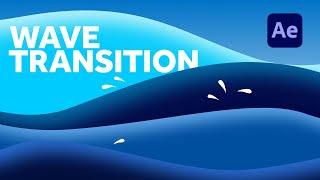 Animating a wave transition in After Effects | Tutorial