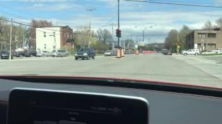 Mercedes C43 AMG 0-100 Break Launch Acceleration