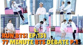 Run BTS EP.131 - 77 Minute Debate p.1 (eng sub/full episode)
