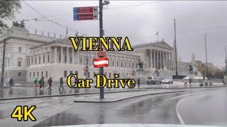 Car Drive Vienna  Austria the most beatiful city of the world