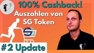 SG Token auszahlen - funktioniert es wirklich? Social Good App mit 100% Krypto Cashback shoppen