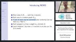 The Simplest Neural Model and a Hypothesis for Language