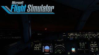 MSFS 2020 - Vol de 45 minutes en 8 minutes avec l'A320 NEO d'ASOBO ,ILS, Microsoft Flight simulator