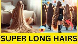 Girls With Super Long Hairs - Real Rapunzel - Hair Transformation