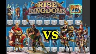 Rise of Kingdoms: Томирис, Эдвард, Лисонг против ГуаньЮй+Александ.