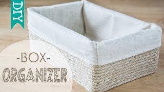 ️  storage box DIY | how to make a storage box | cardboard organizer