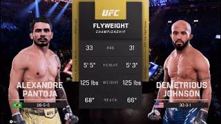 Alexandre Pantoja vs. Demetrious Johnson Flyweight Championship Fight Simulation UFC 5