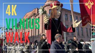 【4K】 Lithuania Vilnius Walk - St. Casimir’s Fair with City Sounds | Kaziuko mugė 2025